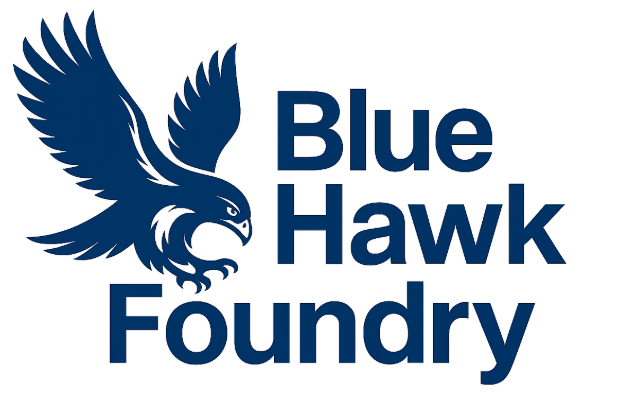 Blue Hawk Foundry Logo